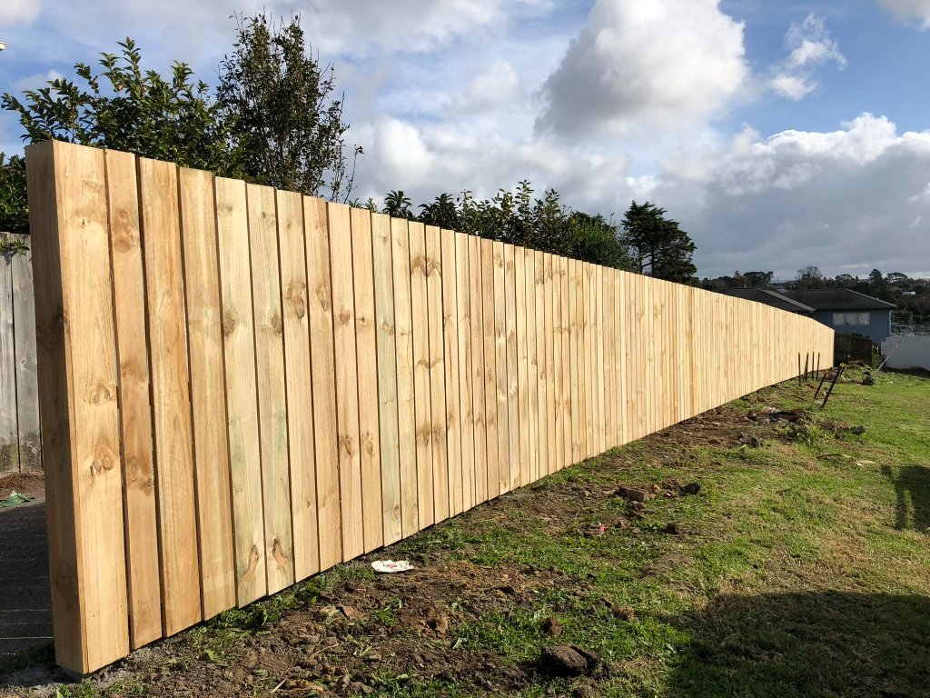 1.8m High Timber Boundary Fence Auckland