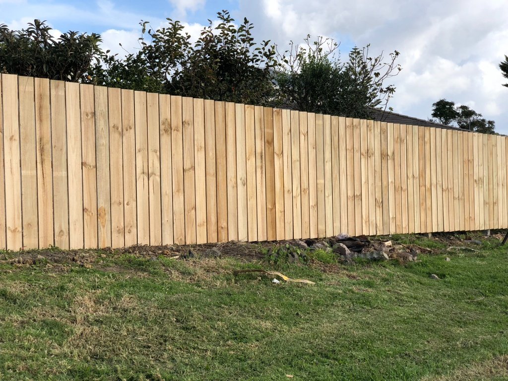 Straight 1.8m Timber Fence